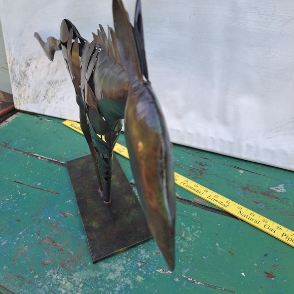 Metal Horse Sculpture Brutalist Style - Picture 8 of 17